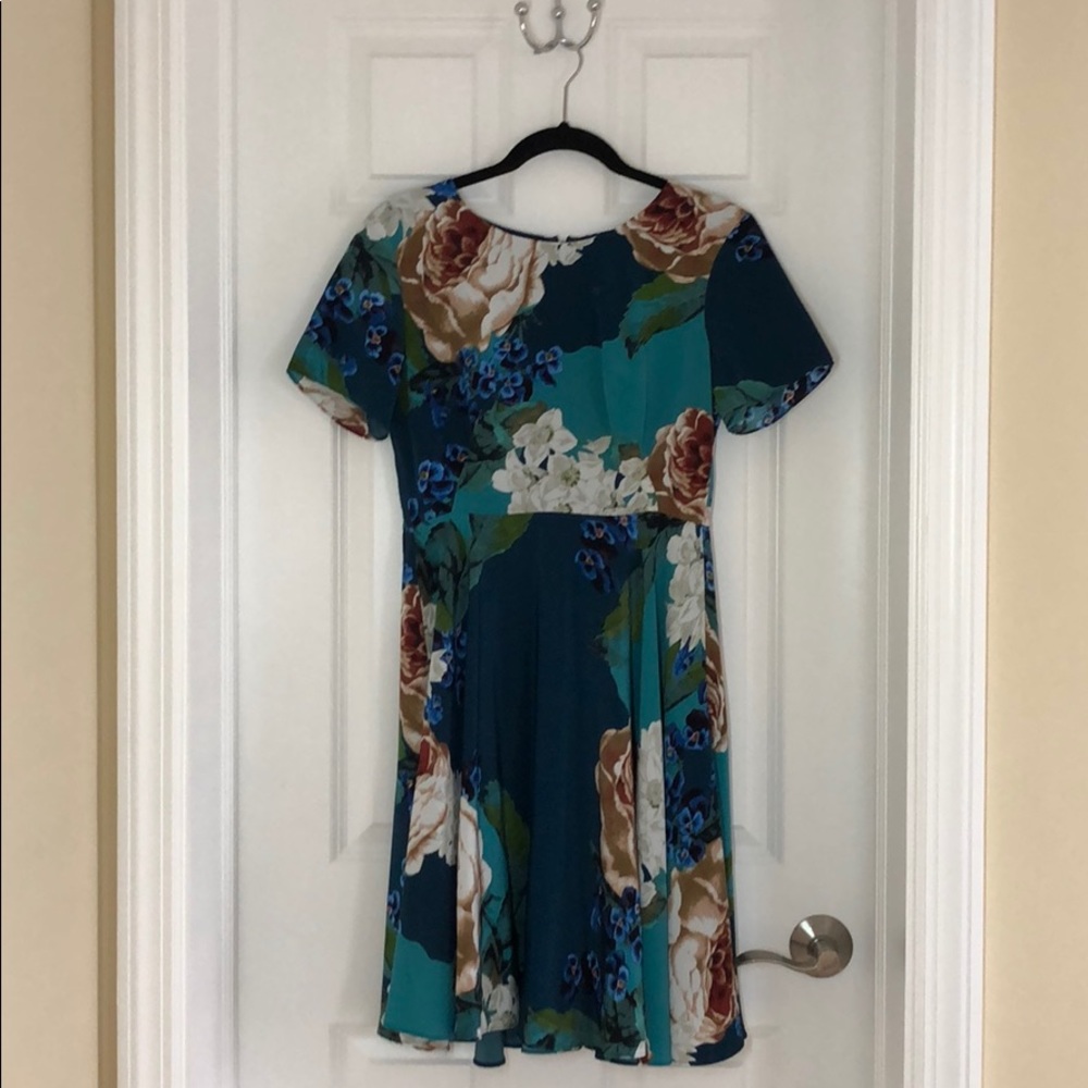 🔻Anthro coreylynncalter Flower knee/midi dress 4